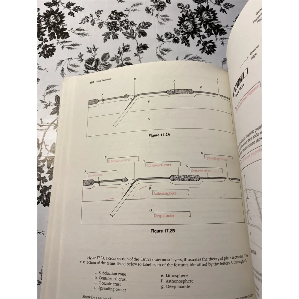 Vintage Earths Dynamic Systems Physical Geology Study Guide Workbook 5th Ed 1989